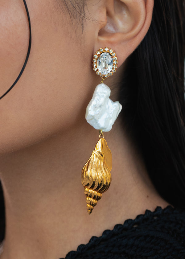 Jennifer Behr Adella Earrings Gold