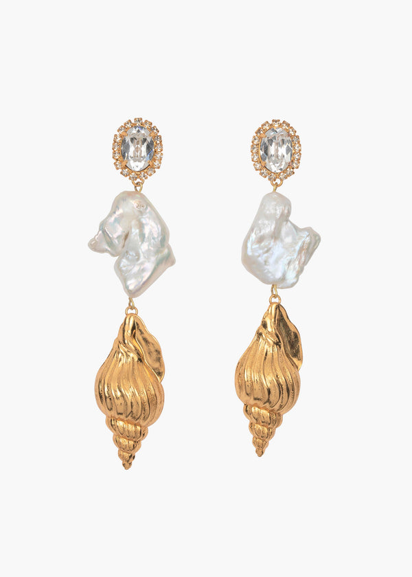 jennifer behr Adella Earrings Gold