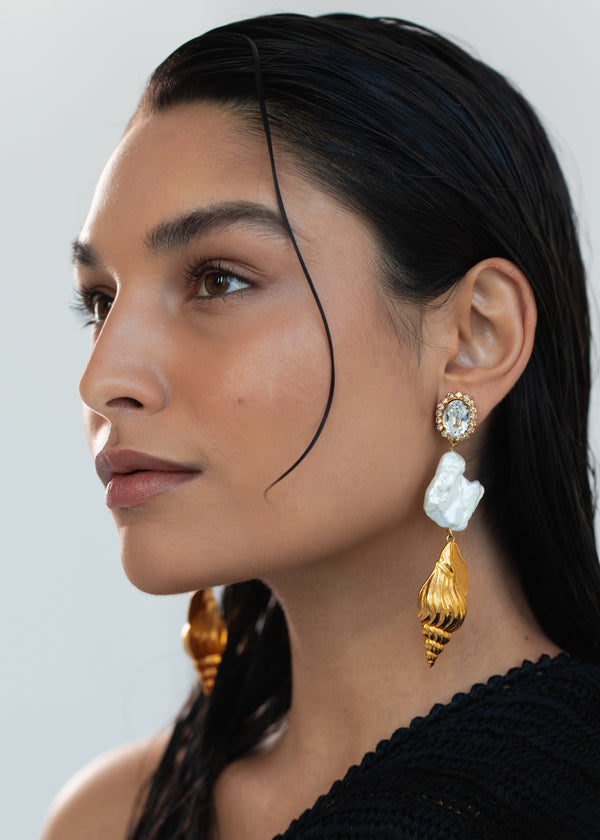 Jennifer Behr Adella Earrings Gold
