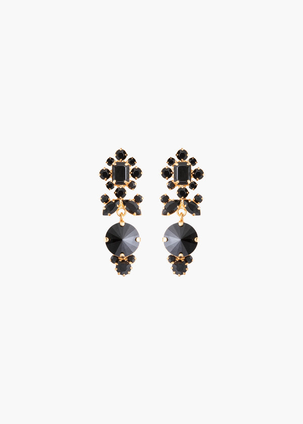 jennifer behr Albertina Earrings Jet