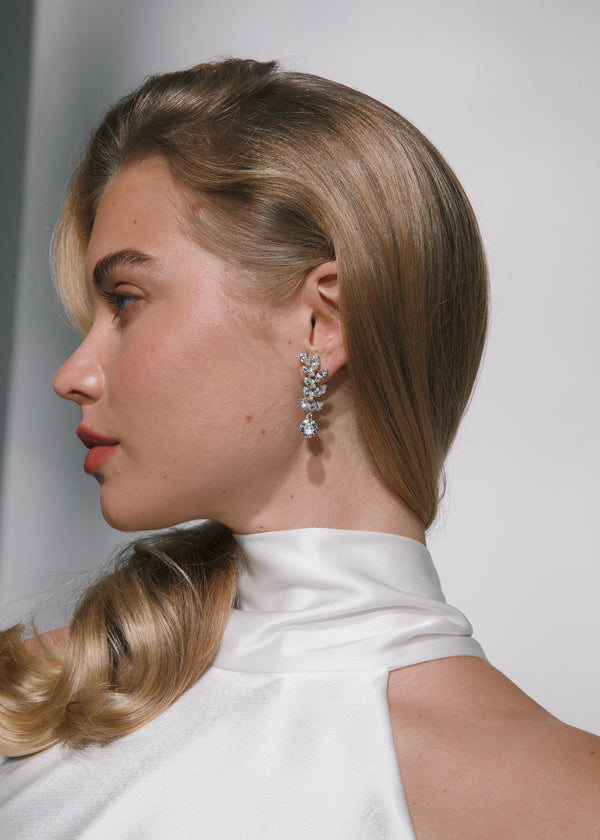 Jennifer Behr Alessa Earrings Crystal