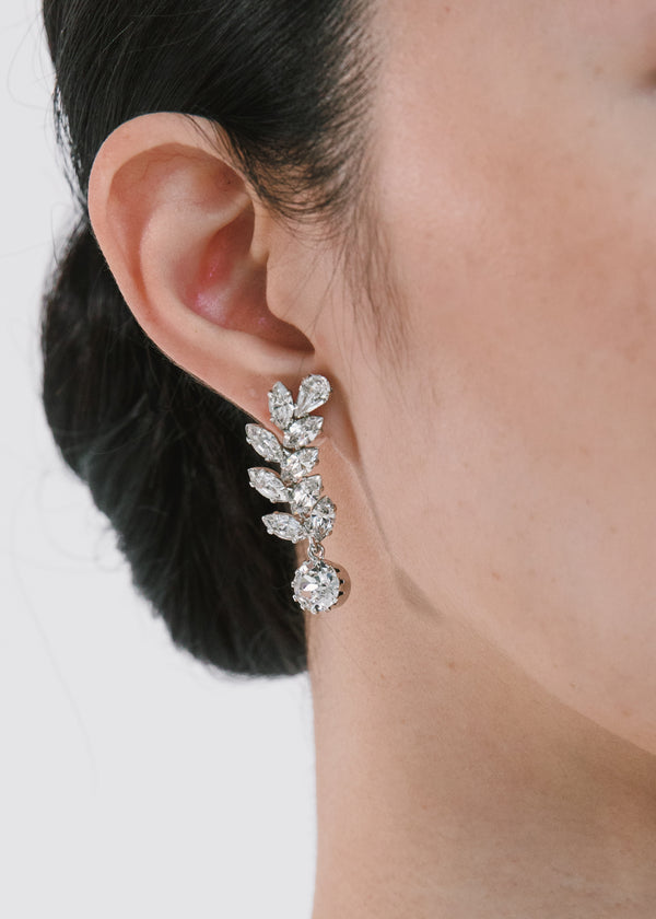 Jennifer Behr Alessa Earrings Crystal