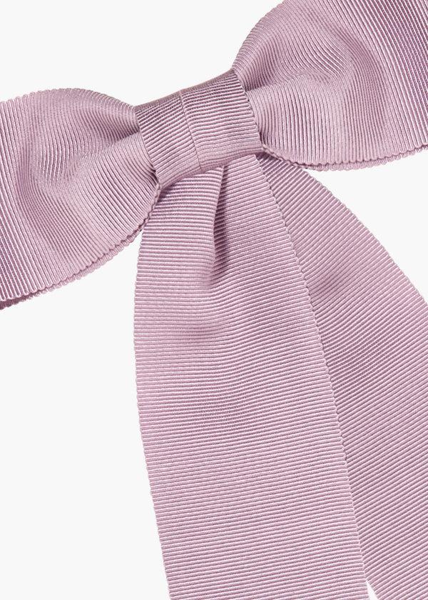 Jennifer Behr Alice Grosgrain Bow Barrette Lilac