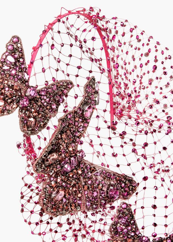 Jennifer Behr Allegra Voilette Amethyst