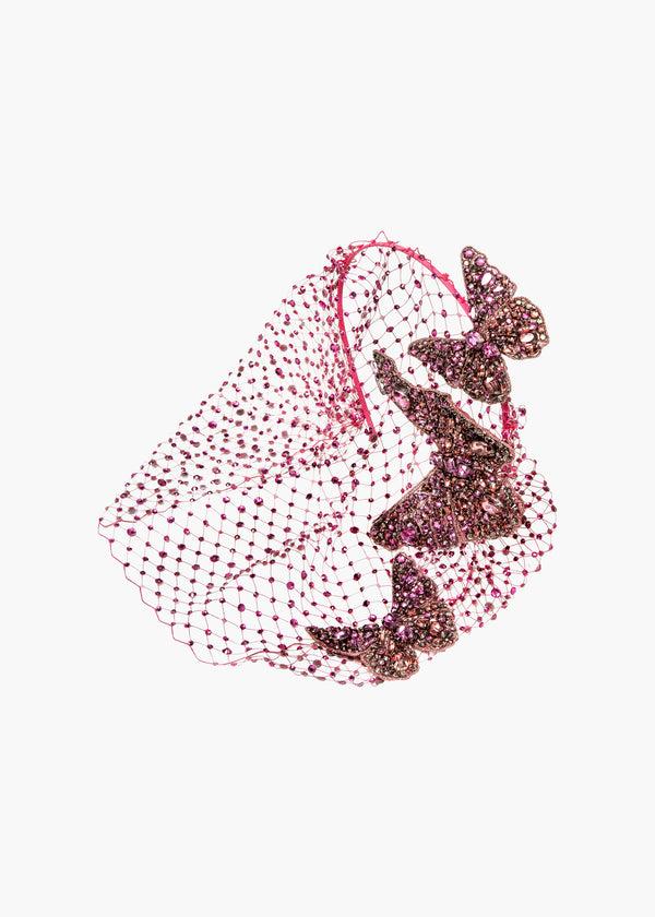 jennifer behr Allegra Voilette Amethyst