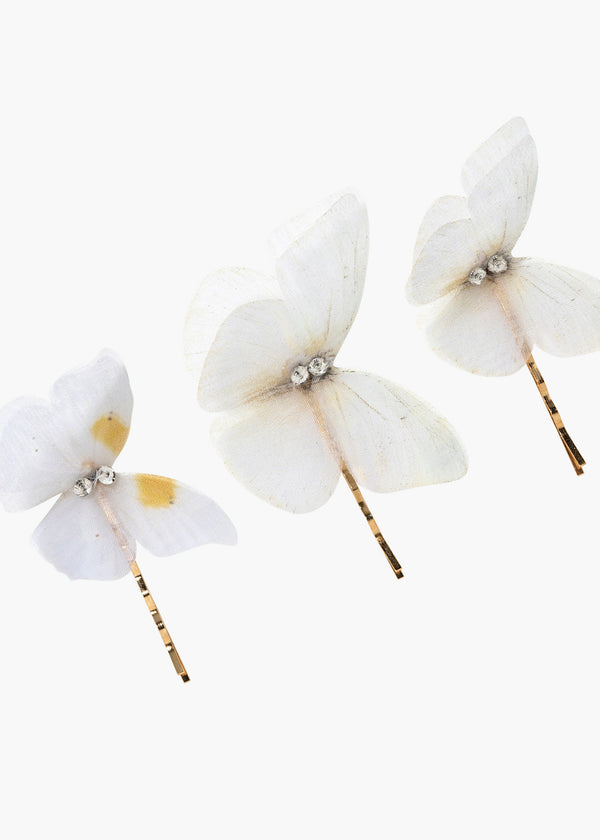 Jennifer Behr Allira Bobby Pin Set Cream