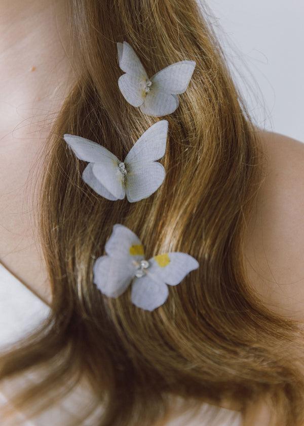 Jennifer Behr Allira Bobby Pin Set Cream