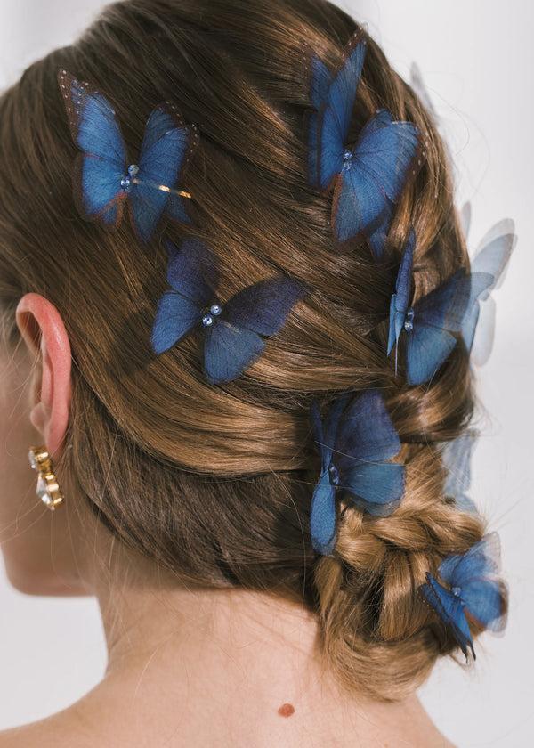 Jennifer Behr Allira Bobby Pin Set Midnight