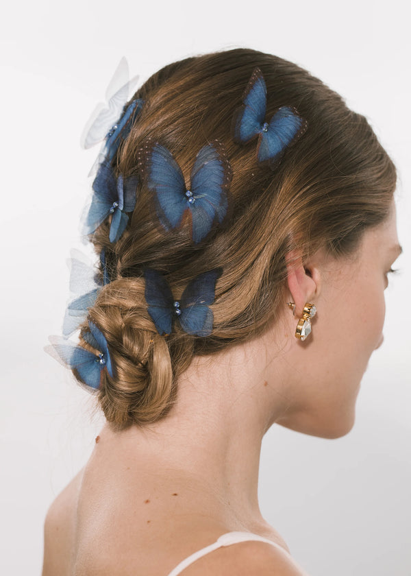 Jennifer Behr Allira Bobby Pin Set Midnight