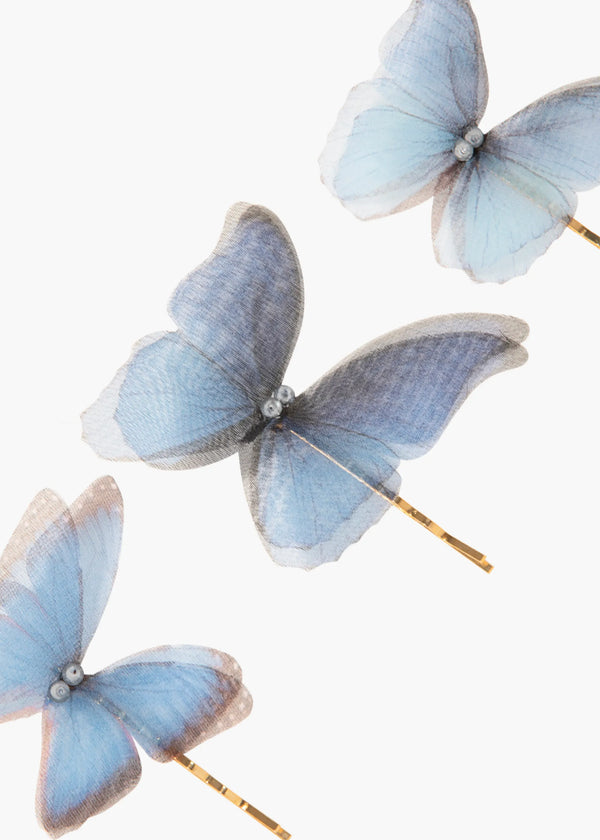 Jennifer Behr Allira Bobby Pin Set Midnight