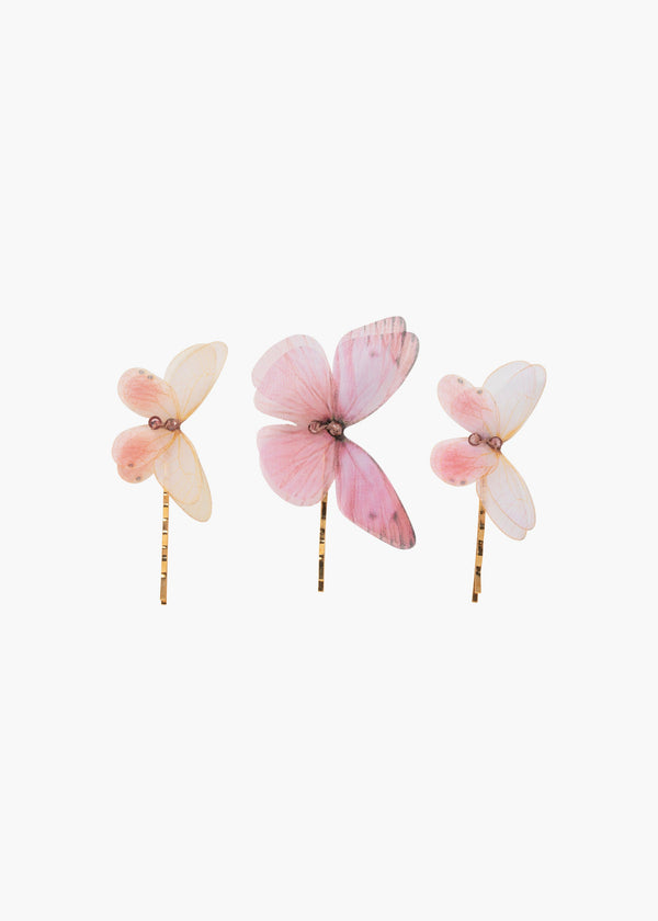 jennifer behr Allira Bobby Pin Set Peony