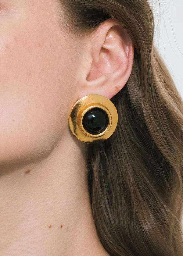 Jennifer Behr Alva Earrings Onyx