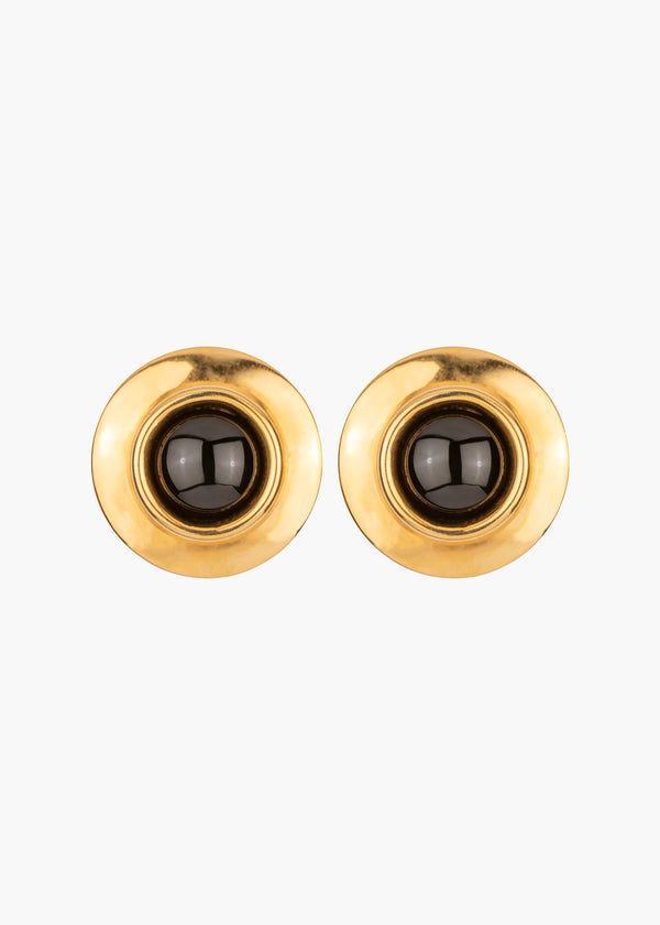 jennifer behr Alva Earrings Onyx