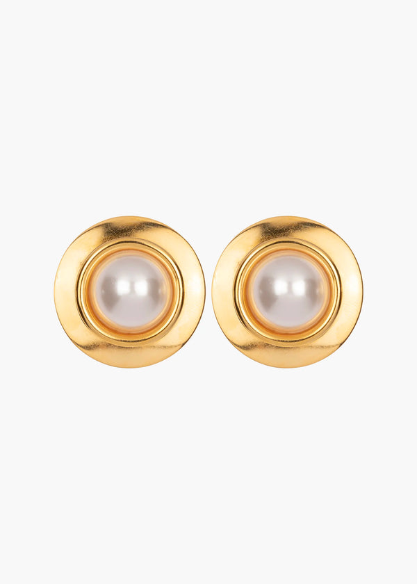 jennifer behr Alva Earrings Pearl