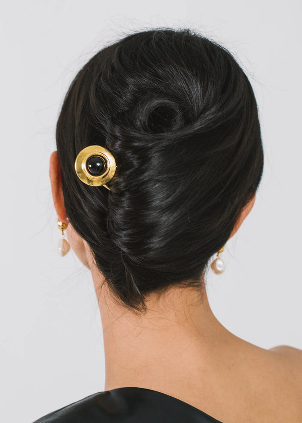 Jennifer Behr Alva Hairpin Onyx