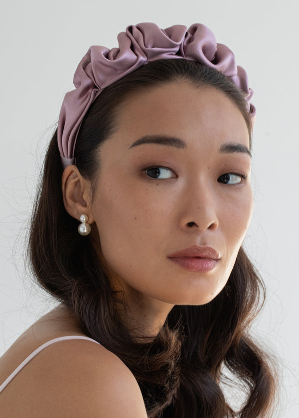 Jennifer Behr Amelia Headband Dusty Lilac