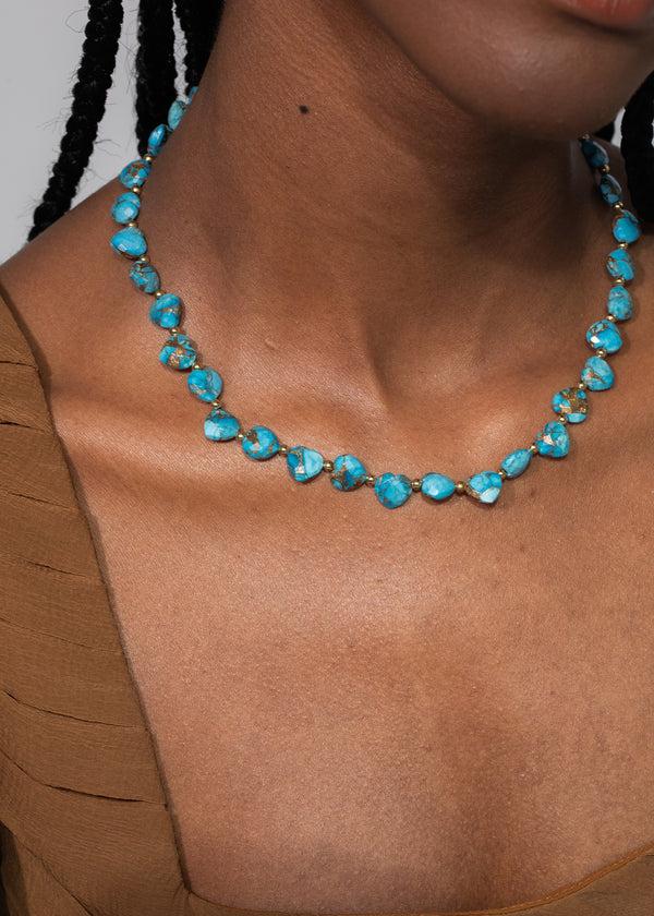 Jennifer Behr Angara Necklace Turquoise