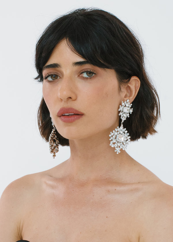 Jennifer Behr Angelica Earrings Crystal