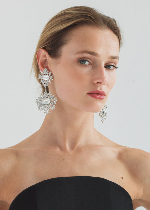 Jennifer Behr Angelica Earrings Crystal