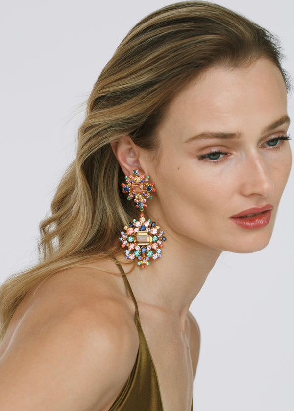 Jennifer Behr Angelica Earrings Rose