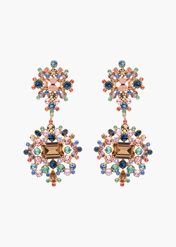 jennifer behr Angelica Earrings Rose