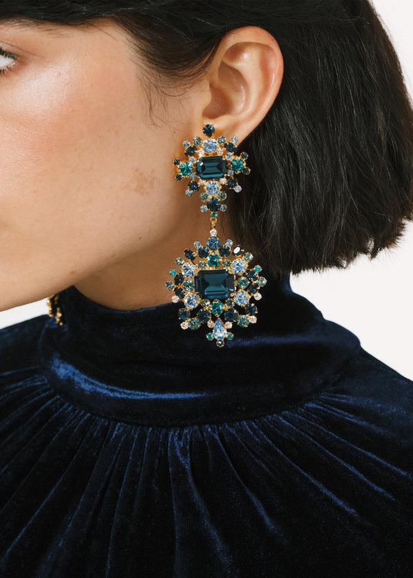 Jennifer Behr Angelica Earrings Sapphire