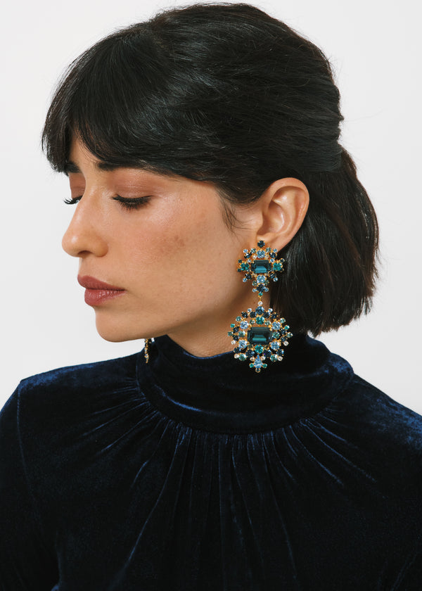 Jennifer Behr Angelica Earrings Sapphire