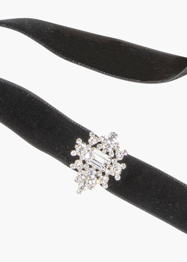 Jennifer Behr Angelica Ribbon Tie Crystal