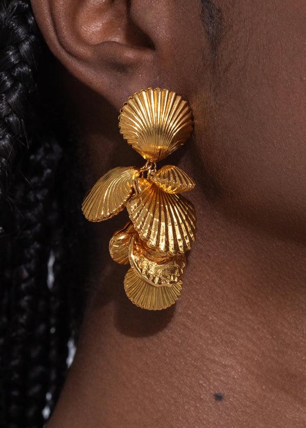 Jennifer Behr Aphrodite Earrings Gold