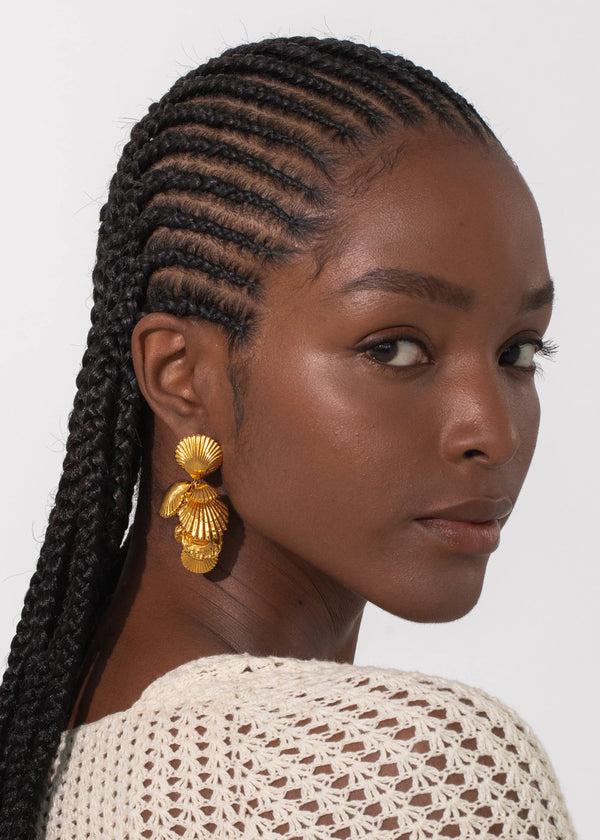 Jennifer Behr Aphrodite Earrings Gold