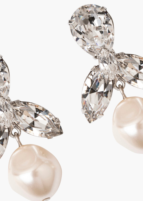 Jennifer Behr Aren Earrings Crystal