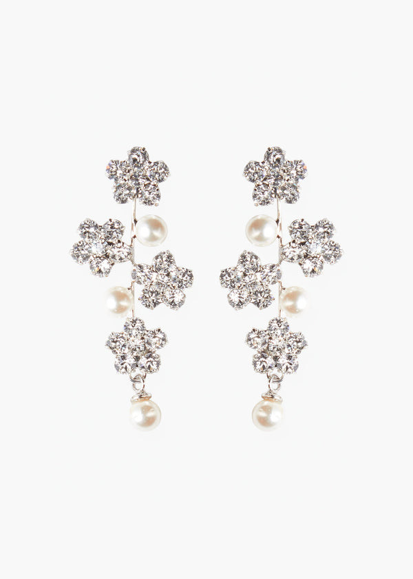 jennifer behr Aria Earrings Crystal