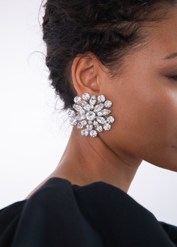 Jennifer Behr Ariah Earrings Crystal