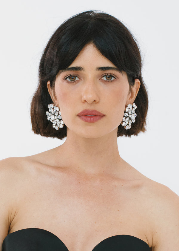 Jennifer Behr Ariah Earrings Crystal