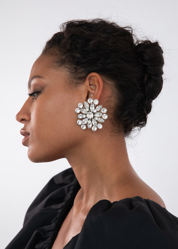 Jennifer Behr Ariah Earrings Crystal