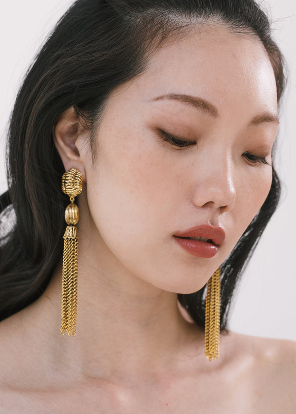 Jennifer Behr Arthella Earrings Gold