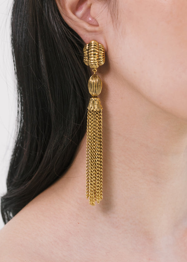 Jennifer Behr Arthella Earrings Gold
