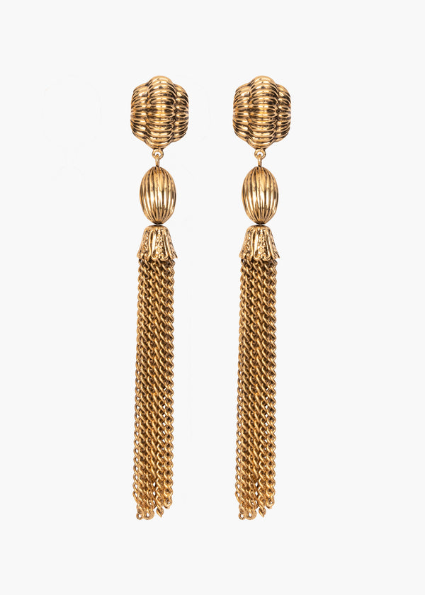 jennifer behr Arthella Earrings Gold