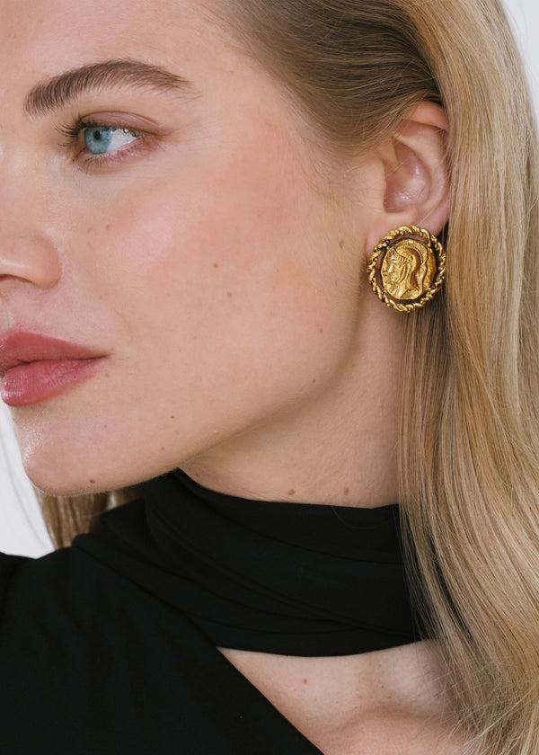 Jennifer Behr Augusta Earrings Gold