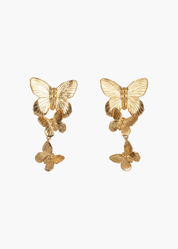 jennifer behr Avah Earrings Gold