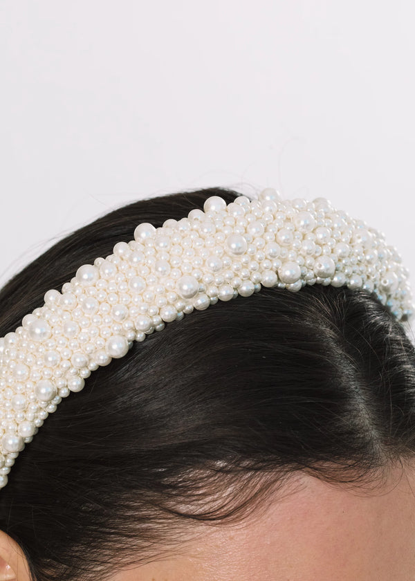 Jennifer Behr Bailey Pearl Headband Pearl