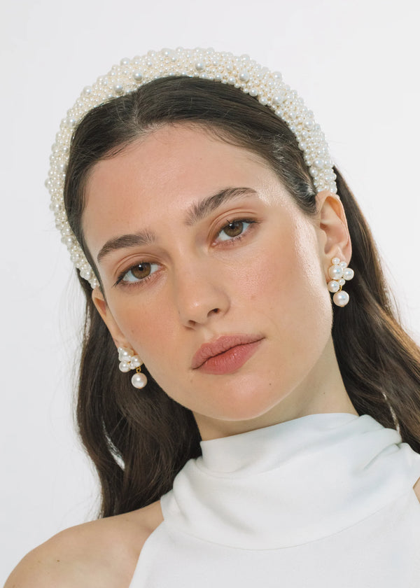 Jennifer Behr Bailey Pearl Headband Pearl