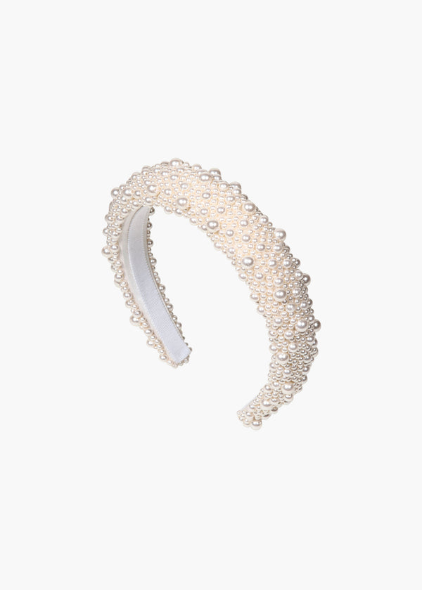 jennifer behr Bailey Pearl Headband Pearl