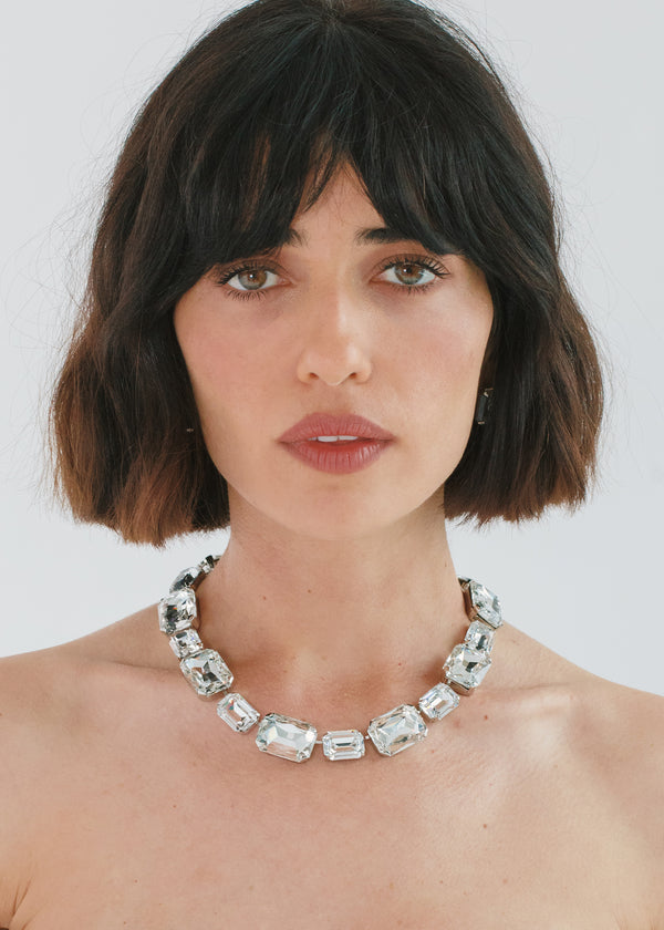 Jennifer Behr Beatriz Necklace Crystal