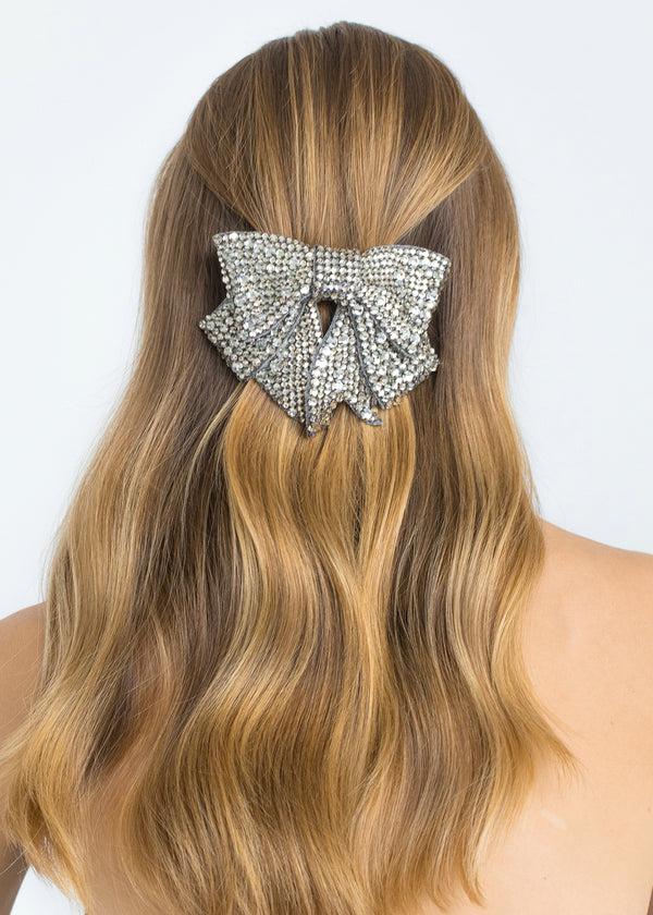Jennifer Behr Belle Bow Barrette Crystal