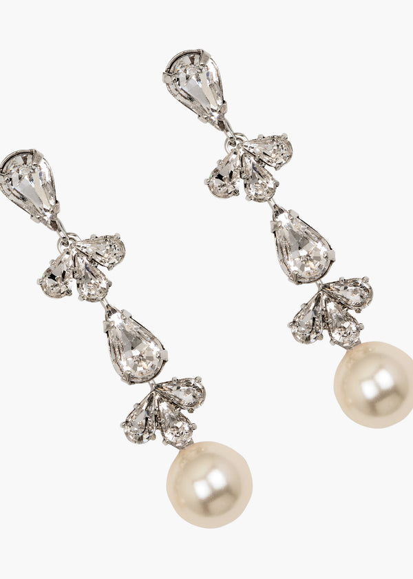 Jennifer Behr Betta Earrings Crystal