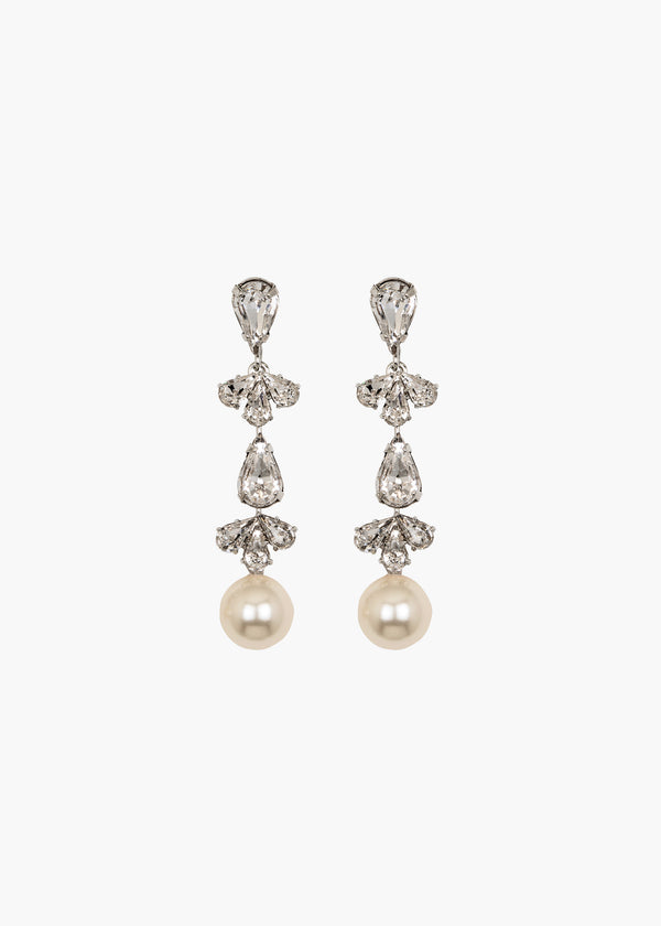jennifer behr Betta Earrings Crystal