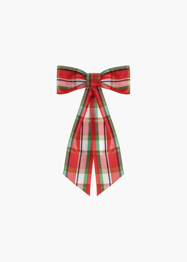 jennifer behr Bonnie Bow Barrette Red Multi