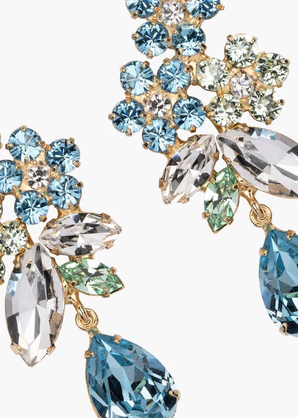Jennifer Behr Bouquet Earrings Bluebell