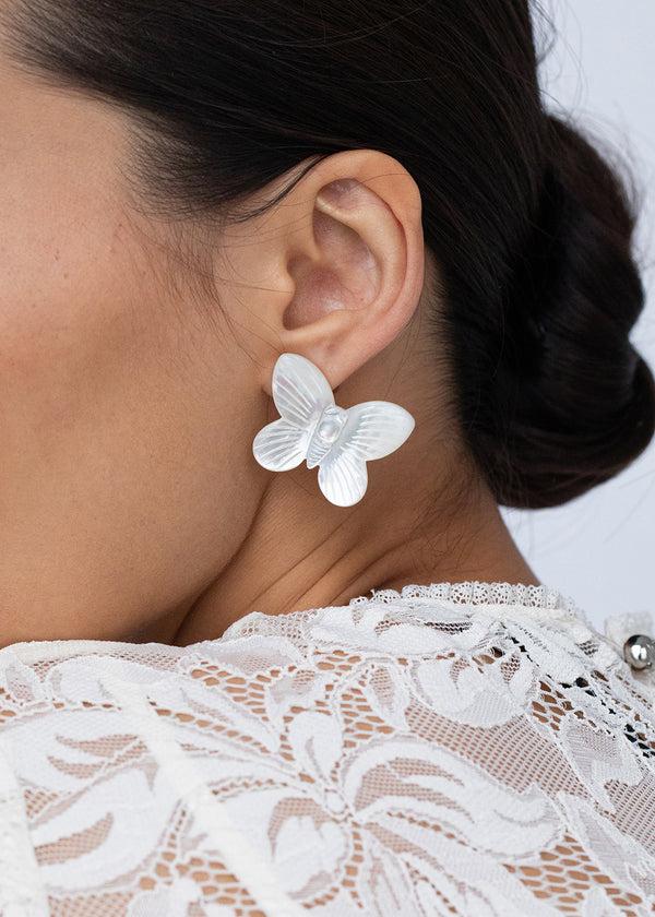 Jennifer Behr Bree Earrings Mother Of Pearl